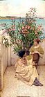 Sir Lawrence Alma-tadema Famous Paintings - Courtship
